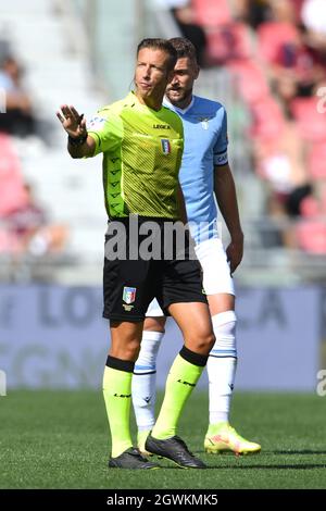 Davide Massa (Referee) during the Italian championship Serie A football