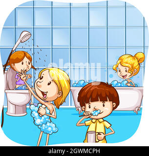 Bathroom Stock Vector