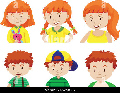 Boy growing up to man Royalty Free Vector Image
