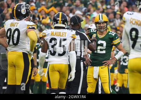 Pittsburgh Steelers vs Green Bay Packers - October 03, 2021