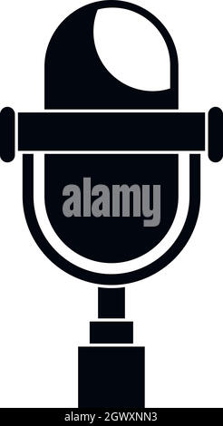 retro microphone icon Stock Vector Image & Art - Alamy