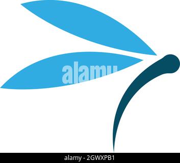 Dragonfly logo template vector icon illustration design Stock Vector