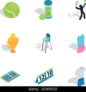 Table Tennis Sport & Equipment Icons White On Black Sticker Set Big ...