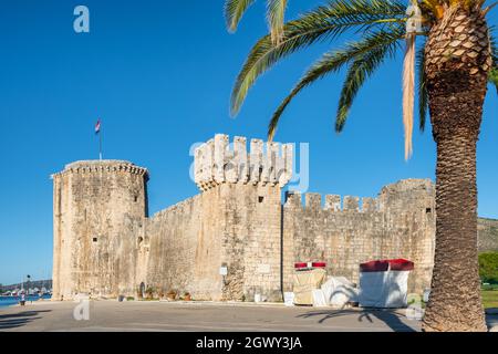 Old Kamerlengo castle in Trogir, Croatia. Stock Photo