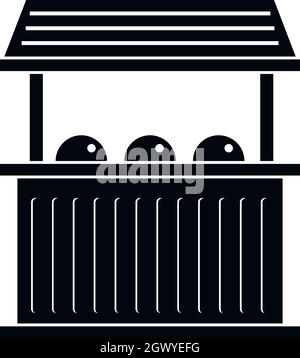 Carnival fair booth icon, simple style Stock Vector Image & Art - Alamy