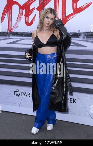 Show Romy Rewind Romy attending the L'Oreal show as part of Paris Fashion Week ...