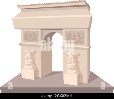 Triumphal arch icon, cartoon style Stock Vector Image & Art - Alamy