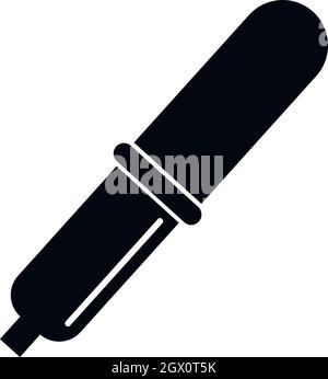 Pipette icon, simple style Stock Vector