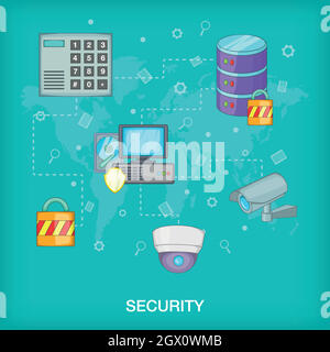 Data base concept structure, cartoon style Stock Vector Image & Art - Alamy