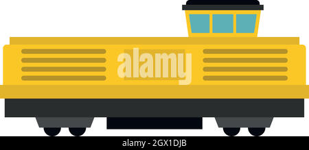 Train icon, flat style Stock Vector Image & Art - Alamy