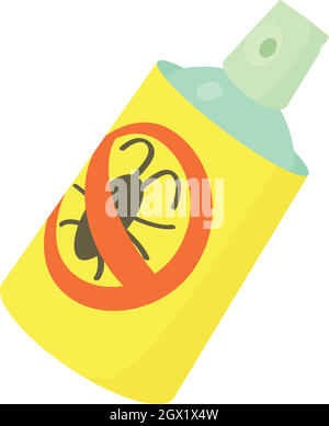 Insecticide spray icon, cartoon style Stock Vector