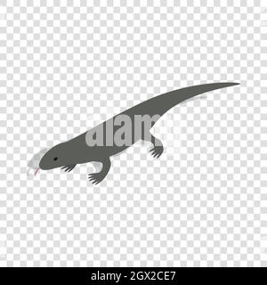 Lizard isometric icon Stock Vector