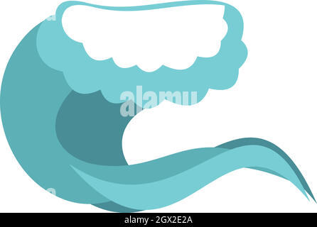 Foamy wave icon, cartoon style Stock Vector Image & Art - Alamy