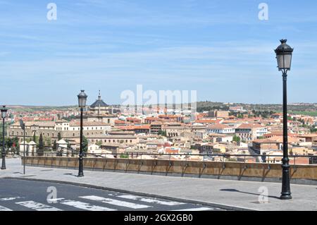 Toledo, Spain, Detalhes e examples of architecture from the Roman and Visigoth Periods. Toledo is built mostly in the Gothic style of architecture, bu Stock Photo