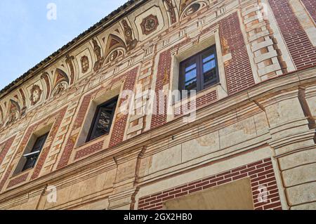 Toledo, Spain, Detalhes e examples of architecture from the Roman and Visigoth Periods. Toledo is built mostly in the Gothic style of architecture, bu Stock Photo