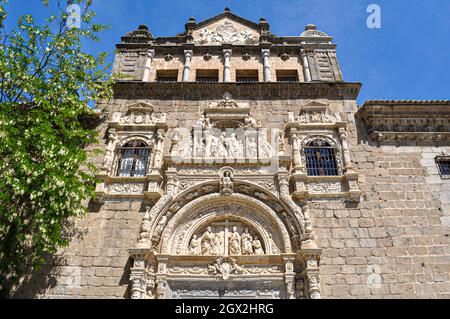 Toledo, Spain, Detalhes e examples of architecture from the Roman and Visigoth Periods. Toledo is built mostly in the Gothic style of architecture, bu Stock Photo