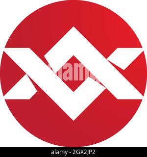 Business corporate abstract unity vector logo design template Stock Vector