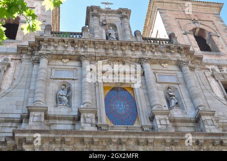 Toledo, Spain, Detalhes e examples of architecture from the Roman and Visigoth Periods. Toledo is built mostly in the Gothic style of architecture, bu Stock Photo