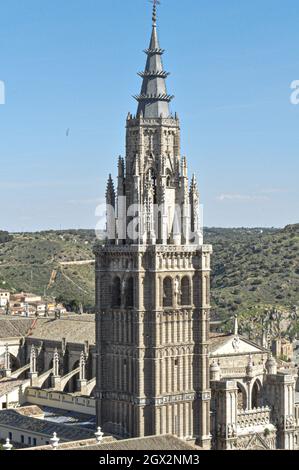 Toledo, Spain, Detalhes e examples of architecture from the Roman and Visigoth Periods. Toledo is built mostly in the Gothic style of architecture, bu Stock Photo