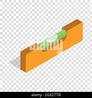 Level measurement isometric icon Stock Vector