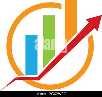 Business Finance professional logo template vector icon Stock Vector