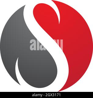 S letter logo, volume icon design template element Stock Vector