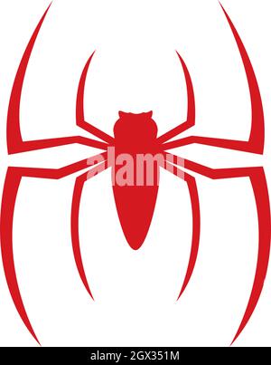 spider logo vector for business Stock Vector