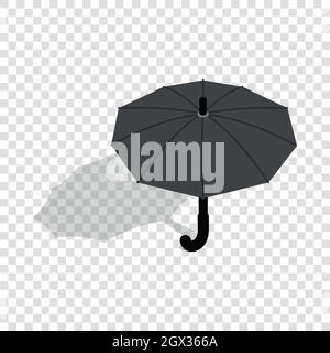 Umbrella isometric icon Stock Vector