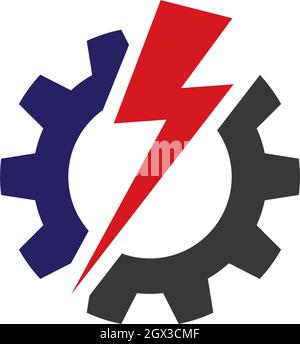 Gear Logo Template vector icon illustration design Stock Vector