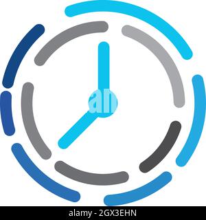 Fast Time logo vector template Stock Vector