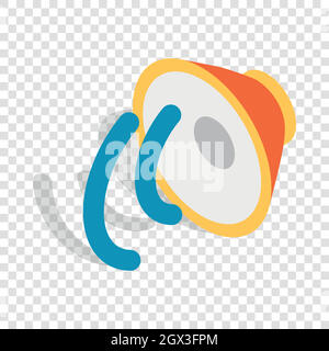 Speaker isometric icon Stock Vector