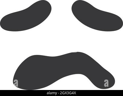 Ghost ilustration vector template Stock Vector