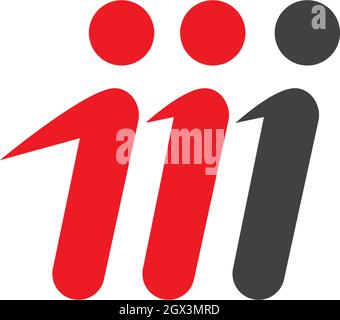 Community, network and social icon design template Stock Vector