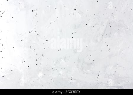 Gray concrete background with black dots. Copy space. Stock Photo