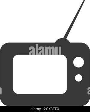 TV logo design flat icon Stock Vector Image & Art - Alamy