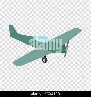 Small plane isometric icon Stock Vector