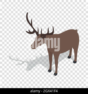 Deer isometric icon Stock Vector Image & Art - Alamy