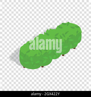 Lot of trees isometric icon Stock Vector