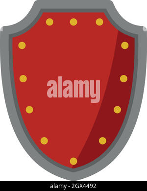 Army Protective Shield Icon, Flat Style Stock Vector Image & Art - Alamy