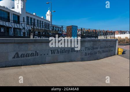 Whitley Bay's Spanish City in the sun Stock Photo