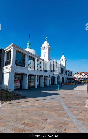 Whitley Bay's Spanish City in the sun Stock Photo