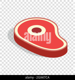 Meat isometric icon Stock Vector