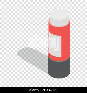 Stationery glue isometric icon Stock Vector