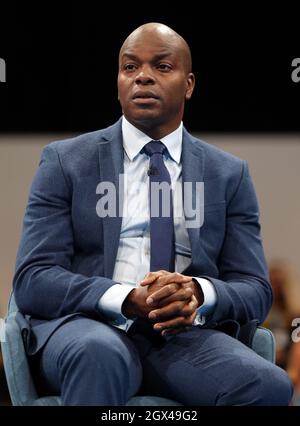 Manchester, UK. 4th Oct, 2021. Conservative Party Conference 2021. Shaun Bailey, 2021 Credit: Allstar Picture Library Ltd/Alamy Live News Stock Photo