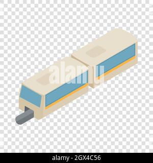 High-speed train isometric icon Stock Vector