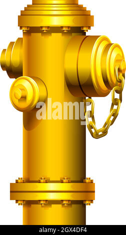 A fire hydrant Stock Vector