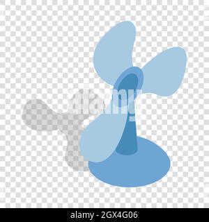 Fan isometric icon Stock Vector