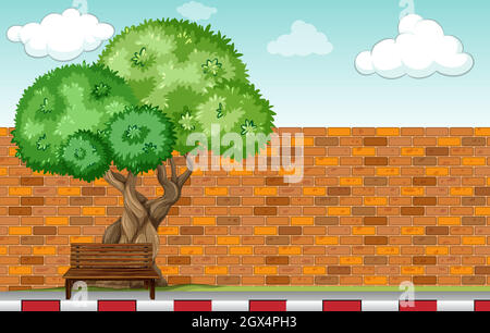 Bench Stock Vector
