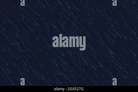 Rain on darck blue. Vector rain texture. Abstract vector background. EPS 10 Stock Vector