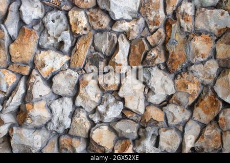 Background with rough rock stones. Stock Photo